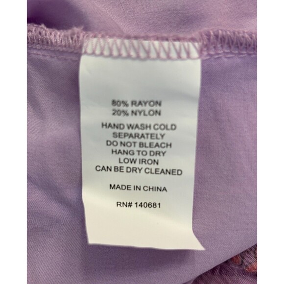 NWT Unique Vintage Sweet Delight Prairie Dress Purple Floral Fit Flare Ruffle 3X - Picture 9 of 10